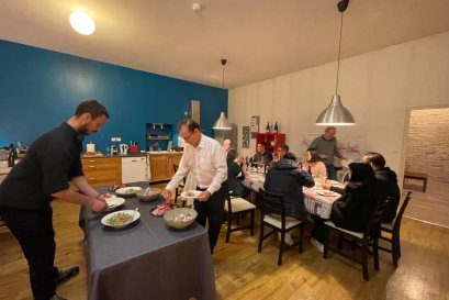 Hosted a wine tasting